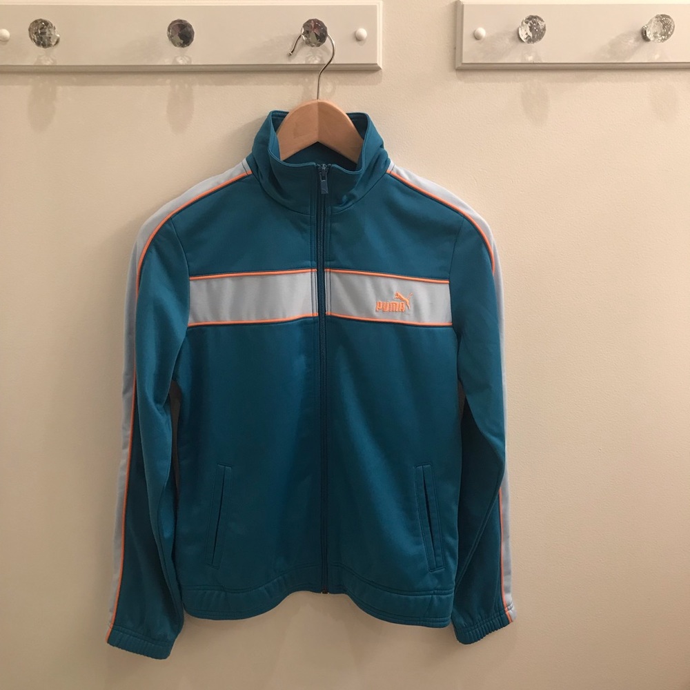 PUMA Track Jacket - Teal Orange